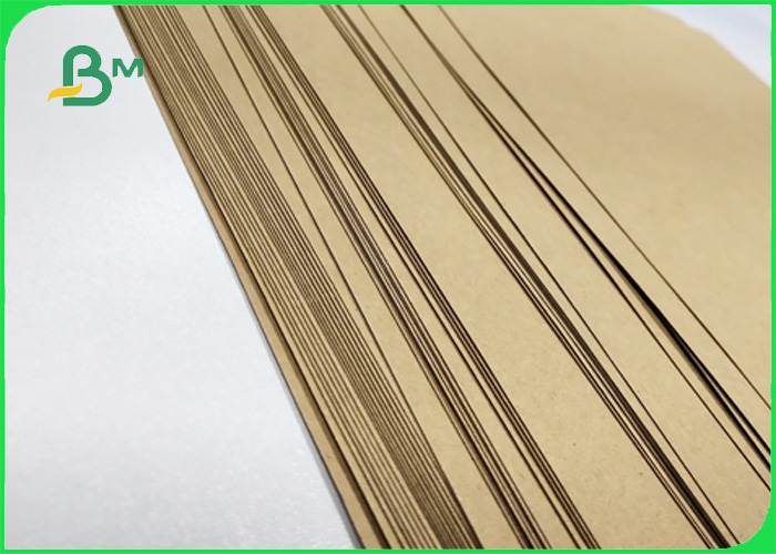 110 / 160 / 200g Recycled Pulp Kraft Liner Board Packing Rolls Size 65cm 86cm
