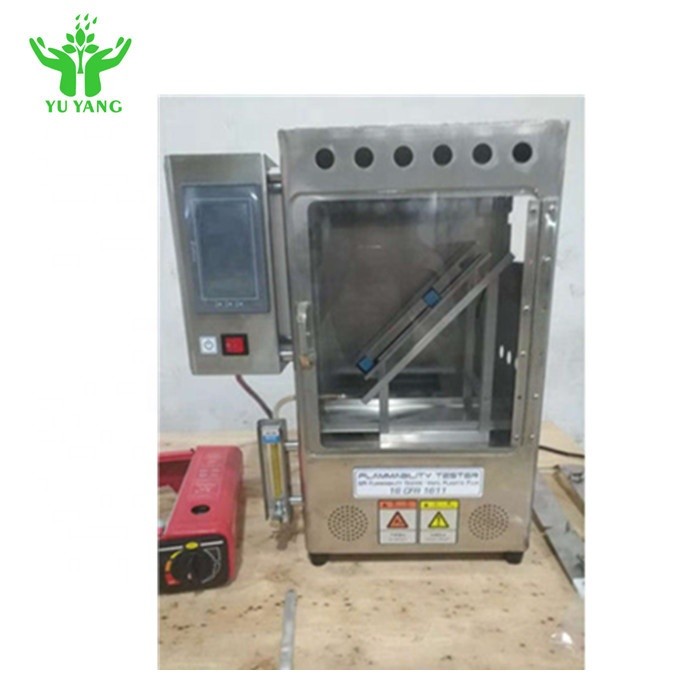 16 CFR 6" SPI Flammability Testing Equipment For Vinyl Plastic Film