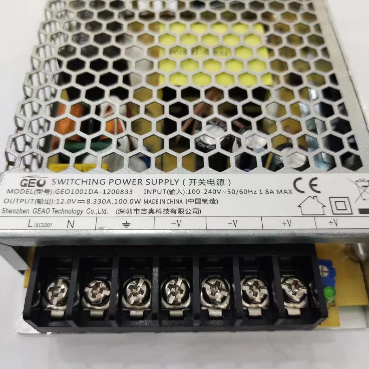 4A 24V SMPS 100w DC Switching Power Supply IP20 Protection Grade