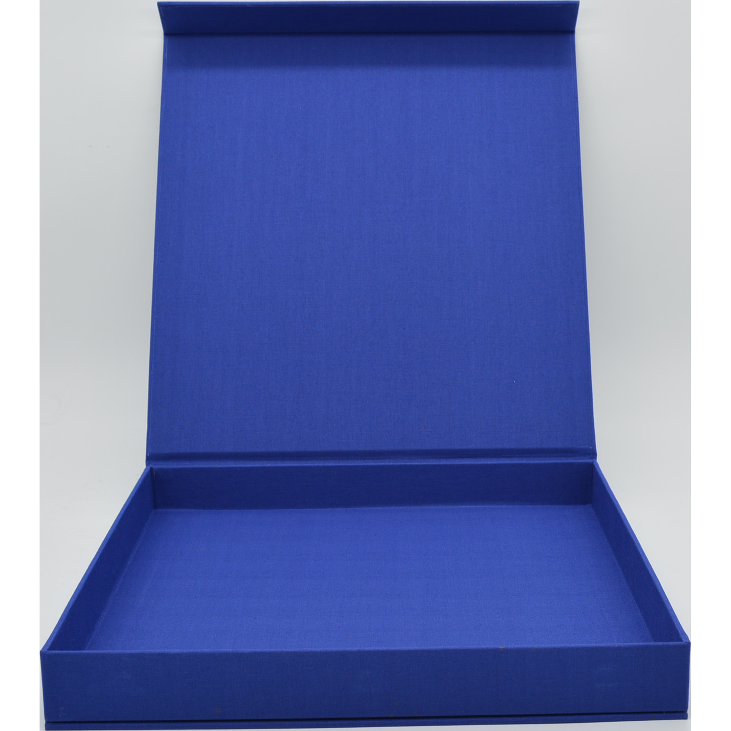 BSCI Book Shaped Storage Box , CMYK Blue Magnetic Folding Box