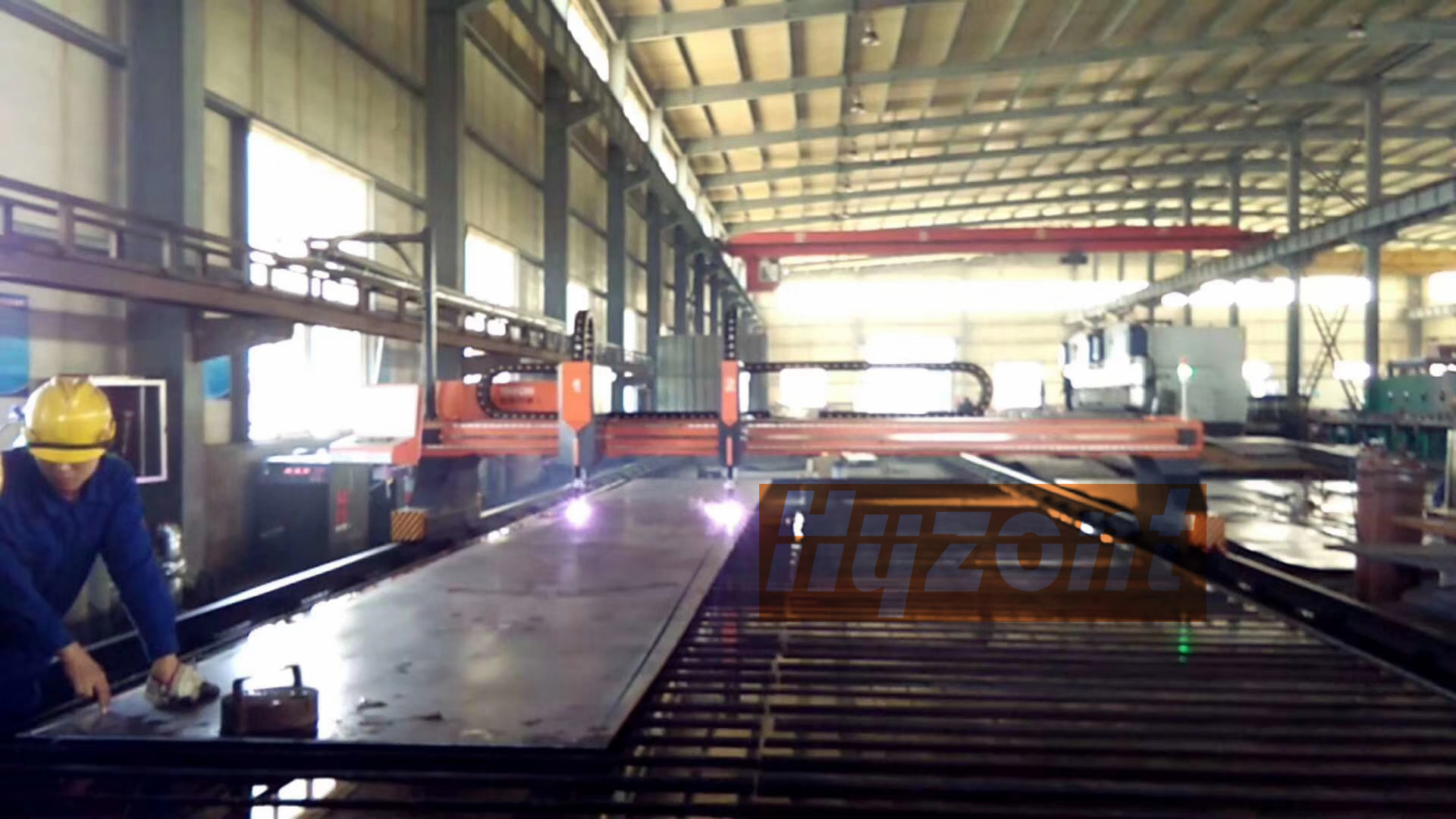 High Definition Gantry Cnc Plasma Cutter Steel Plate Beveling