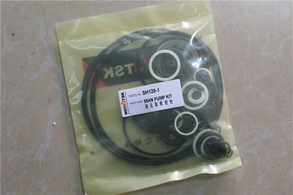 Belparts SH120-1 PSV2-55T Hydraulic Pump Main Pump Seal Kit Hydraulic Spare