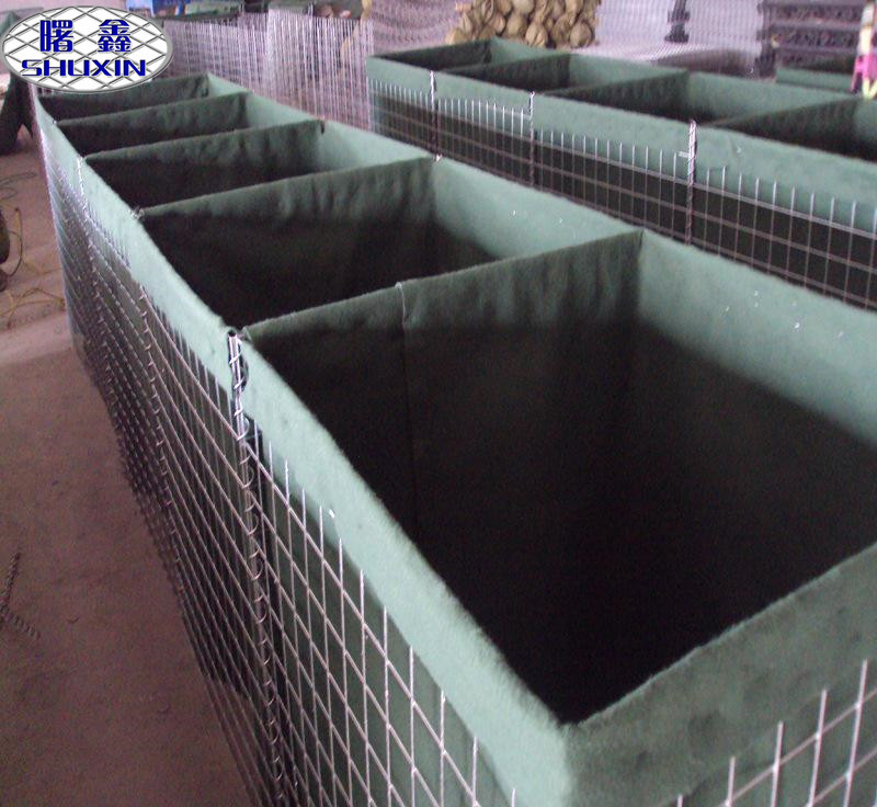 Geotextile Lined Strong Protection Defensive Barrier