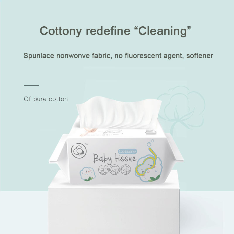 Nonwoven Spunlace Baby Cleaning Wipes Lightweight Easy Using For Sensitive Skin