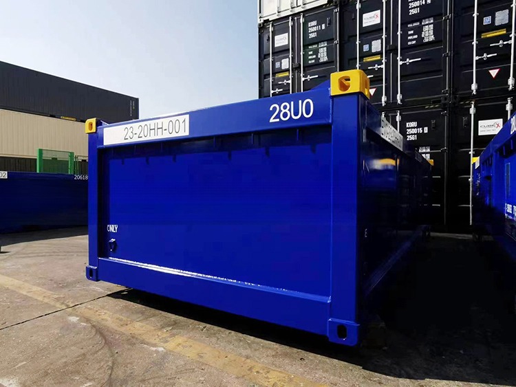 20ft DNV2.7-1 Standard Half Height Offshore Cargo Baskets Container with 14.00 cbm Capacity Design Standard ISO10855