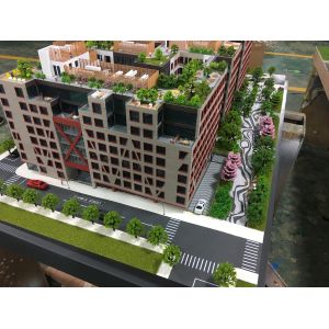 Colourful Light Architecture House Model American Residential Style