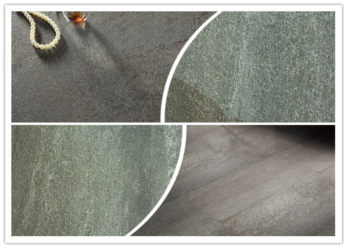 300*600 Mm Stone Look Porcelain Tile Glazed Concave Convex Pattern Surface