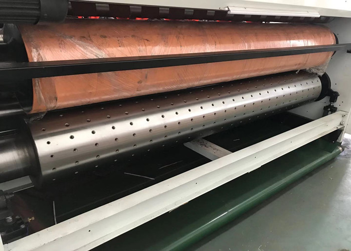 Pneumatic Lock Two Color Flexo Printing Machine , Rotary Electric Die Cutter