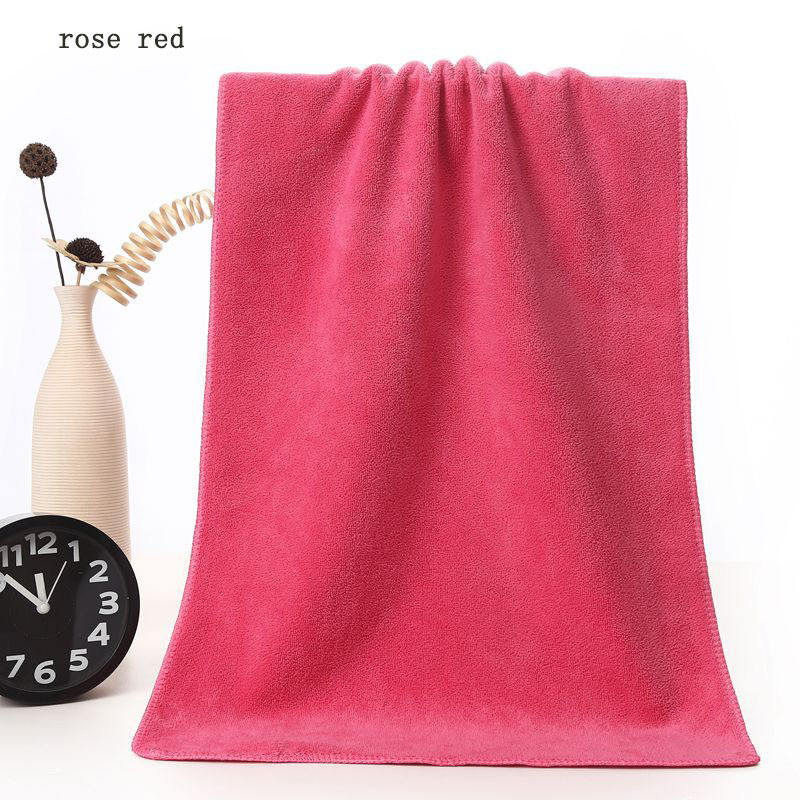 85%Polyester 15%Polyamide Customized Size and Logo Microfiber Fabric Bath Towel for Hotel