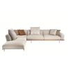 Buy cheap Modern Italian Sectional L Shaped Corner Fabric Couch Living Room Sofa from wholesalers