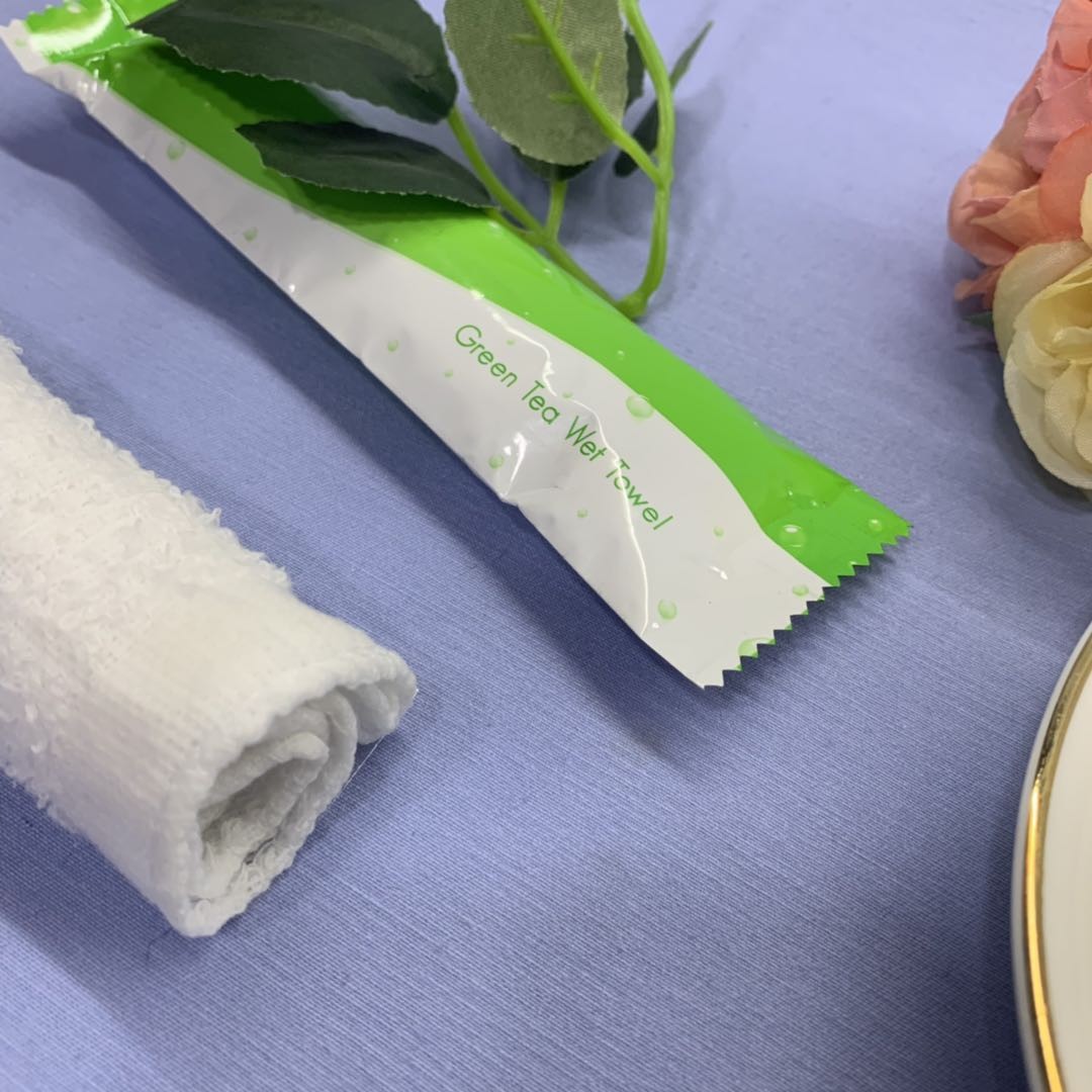 Airline Lemon Scent Refreshing Cotton Wet Wipes