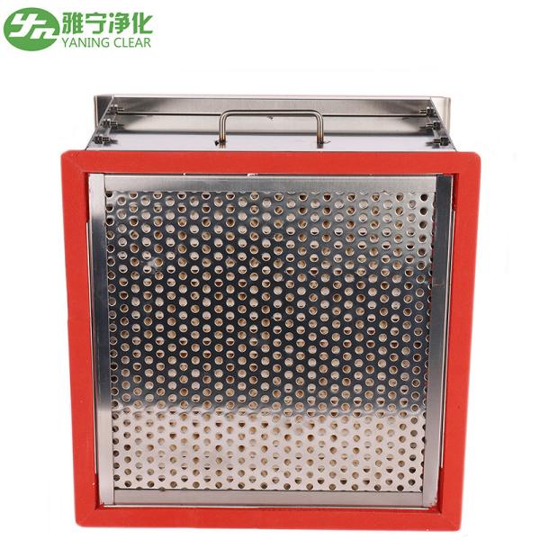 H14 ISO5 Fiberglass Clean Room Hepa Air Filters For Terminal Hood And Fan Filter