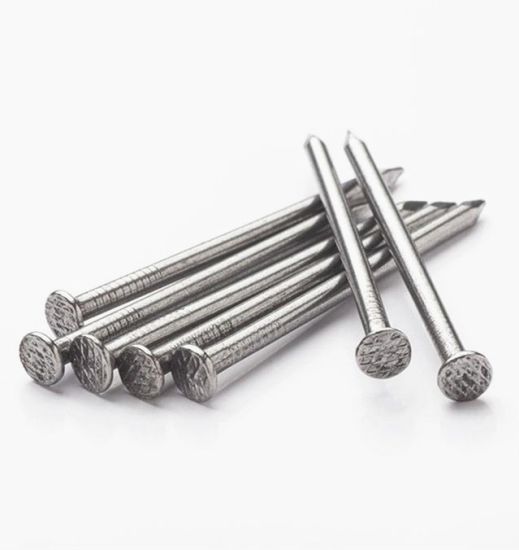 Roofing Hardware Accessories 10 Flat Head Carbon Steel Iron Nail with HDG Coating
