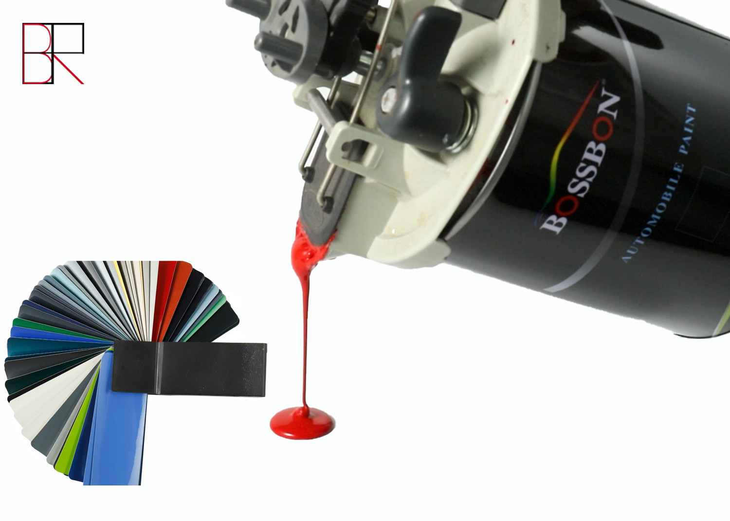 Tinted 200L 2K Acrylic Car Refinish Paint High Brilliance