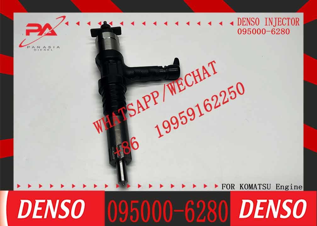 6219-11-3100 095000-6280 Fuel Injector Common Rail Injector for PC800-8 PC650-8 SAA6D140E-5 6D140 6120 for Best Price