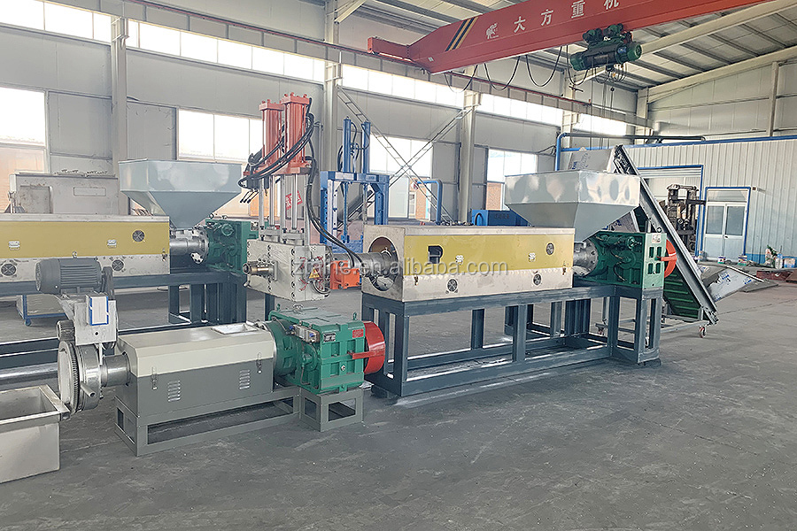 PP PE HDPE LDPE Hard Scrap Pelletizing Machine With Waste Plastic Recycling Function