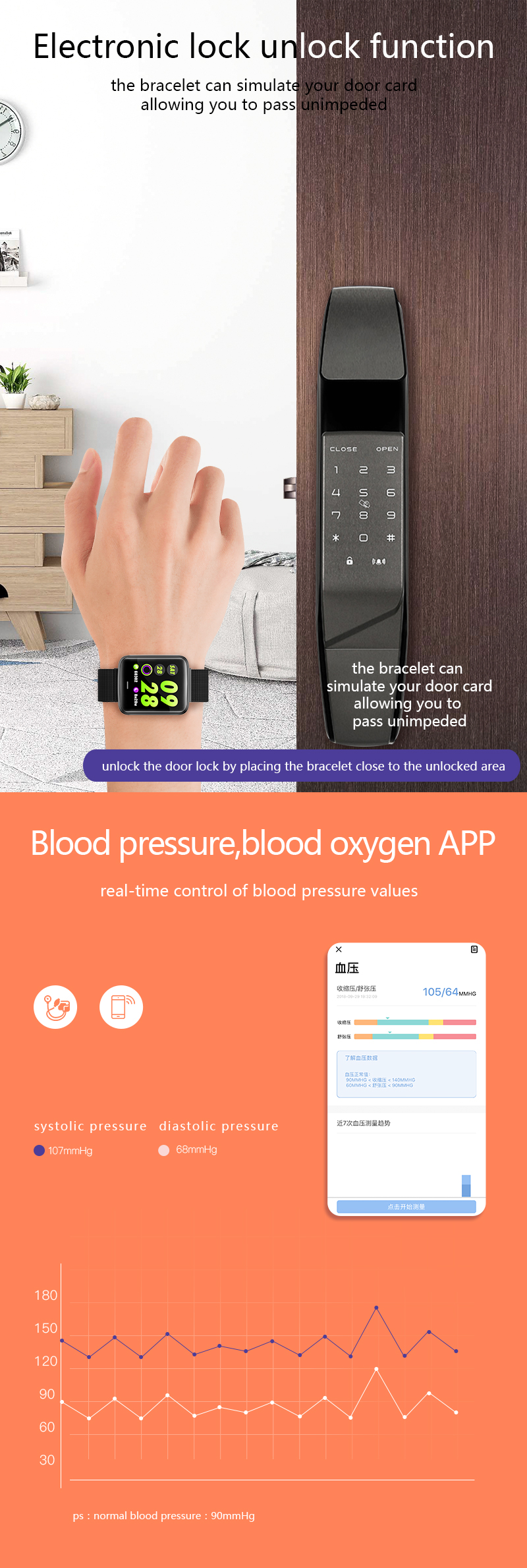 Hazel Full Heart Rate Smartwatch Touch Screen Smart Watch H19D Dynamic 1.3 Inch