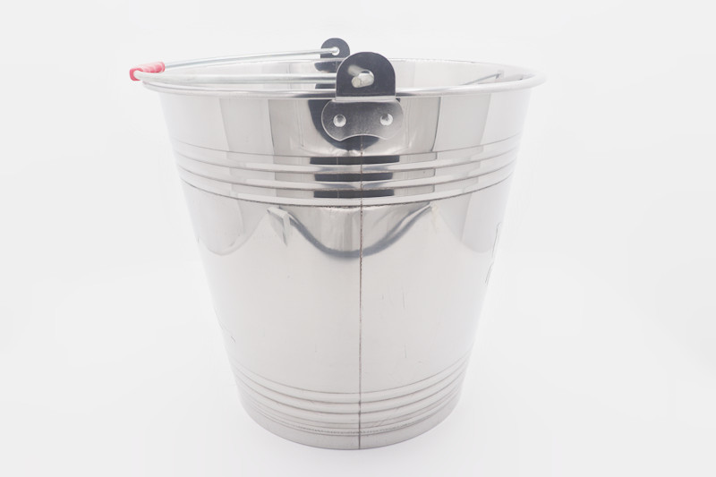 2.5L Best selling stainless buckets non-magnetic stainless steel water bucket with handle