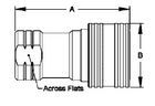0.75 Inch Stainless Steel Close ISO 7241 A Quick Couplings