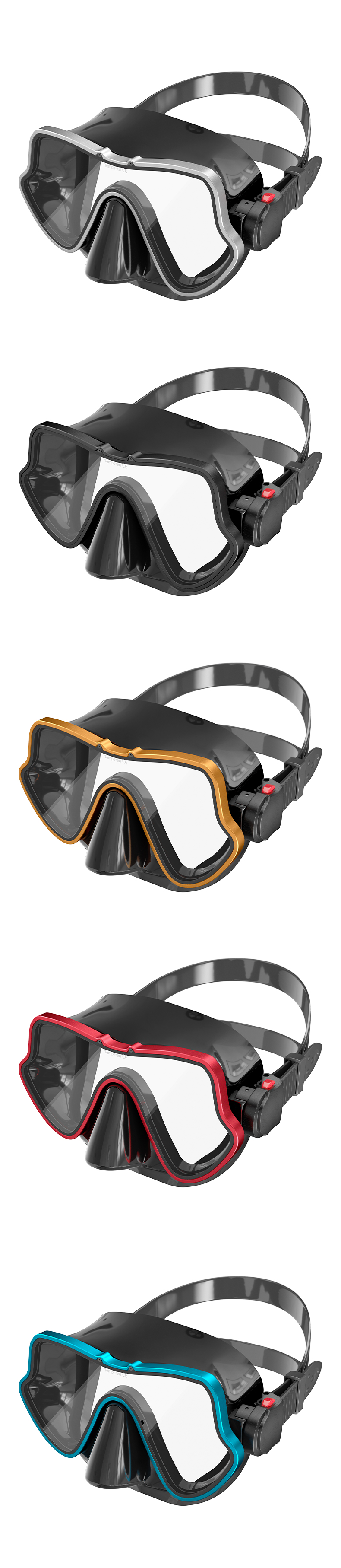 Myopic Lens Adult Diving Snorkeling Goggles Diving Masks For Glasses Wearers