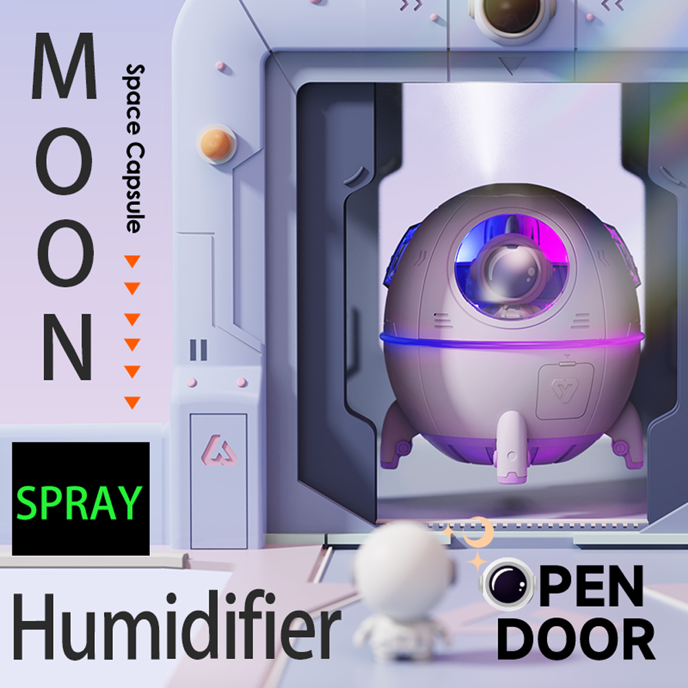 220ML Rechargeable Astronaut Air Humidifier Cool Mist Humidifier 40ml/H