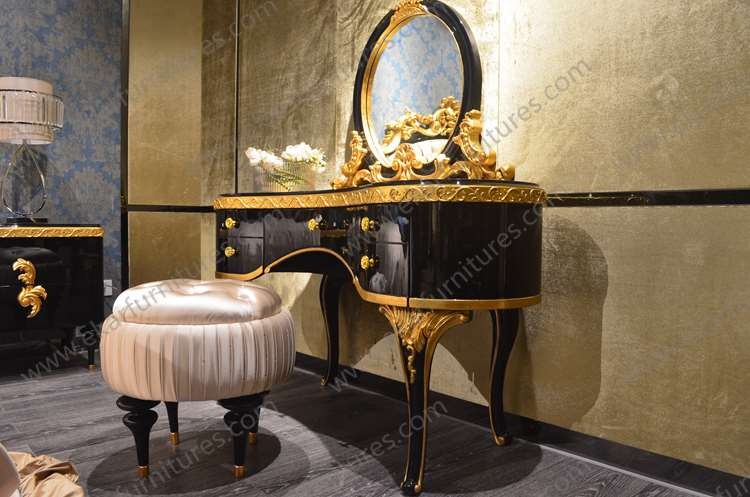 Classic italian dressers salon dressing table luxury dresser TE-008