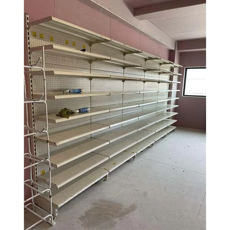 Single Sided Supermarket Display Shelf Retail Shop Shelf Light Duty