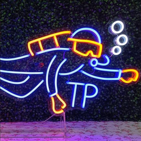 Custom Store Logo Name Neon Sign Letters Outdoor Customized Size Led Neon Light