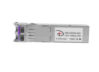 DONGWE DW-C0335-02C(D) 155M, 1310nm / 1490nm; Compact SFP bidi, 2KM, DDM 0ºC~+70