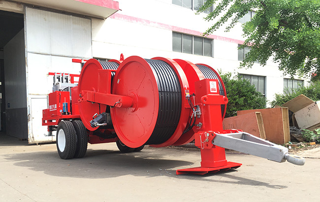 Tension Stringing Equipment Power Line Hydraulic Tensioner Engine Nominal Power 77KW