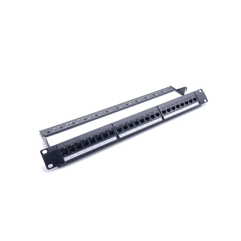 Cat6 Cable Management 110/Krone IDC Patch Panel for Cat5e/Cat6a/Cat7 Ethernet Integration