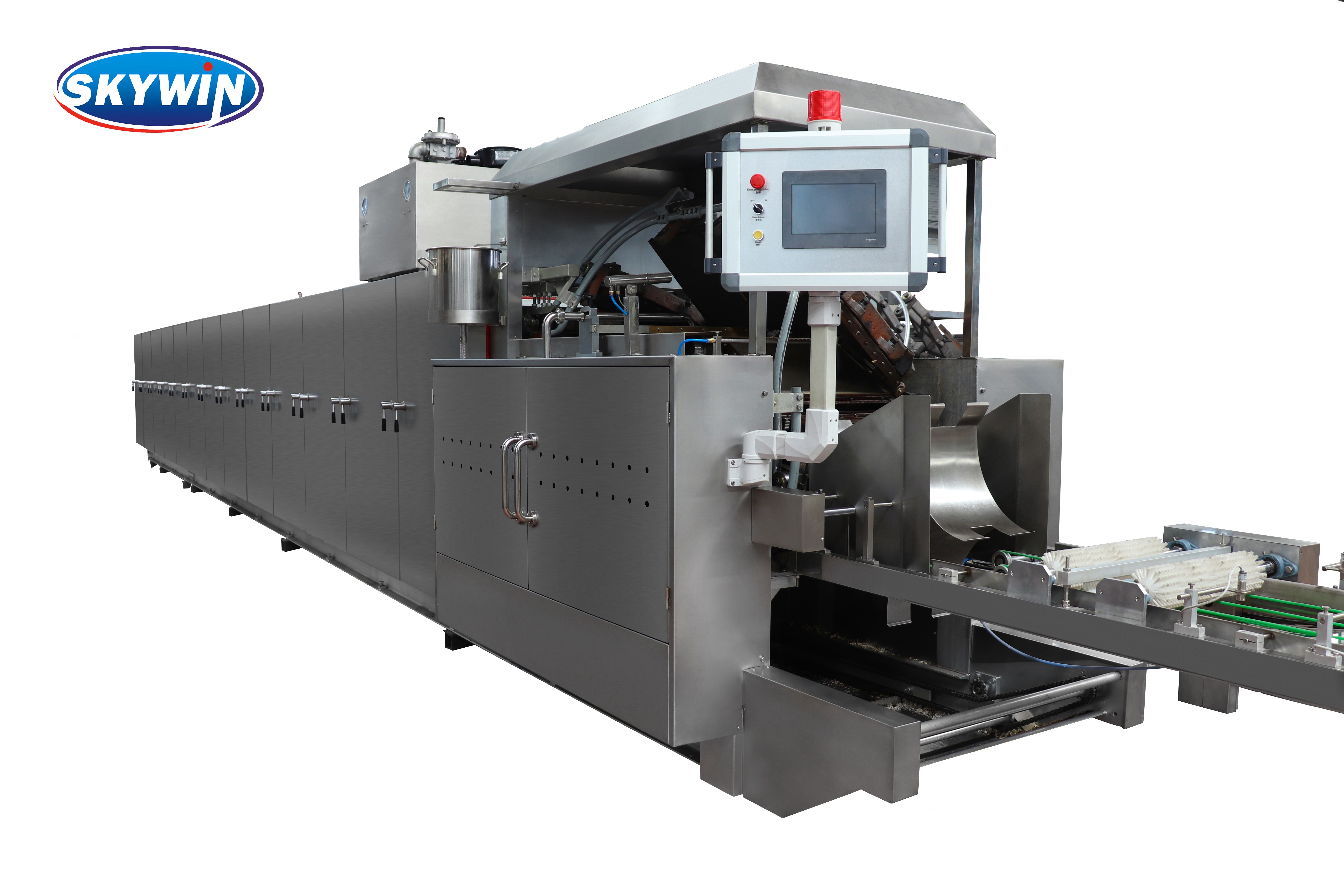Full Automatic Touch Screen Control Obleas Maker Machine Chocolate Wafer Making Machine
