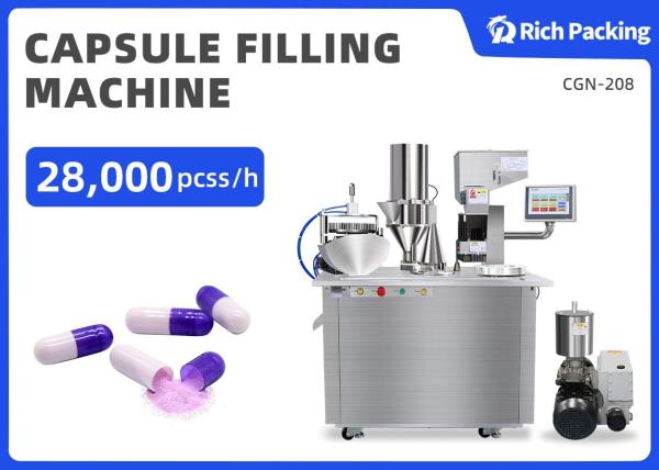 Customizable and Semi Automatic Capsule Filling Machine for Pharmaceutical