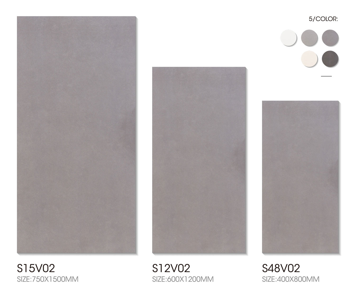 Dark Grey Matte Tile And 600x1200mm Soft Glazed Floor Porcelain Tile For Bathroom And Living Room