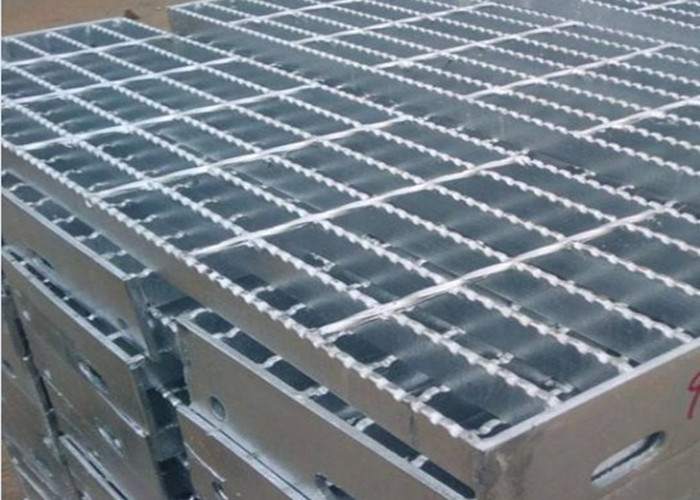 Custom Heavy Duty Grating Hot Dip Galvanized Serrated Stainless Steel