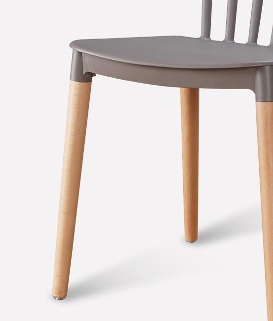 Simple Windsor chair solid wood dining chair family creative leisure chair dining room stool Nordic negotiating chair
