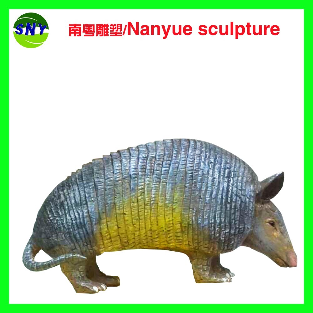 life size animal statue pangolin props model fiberglass nature painting as decoration statue in garden