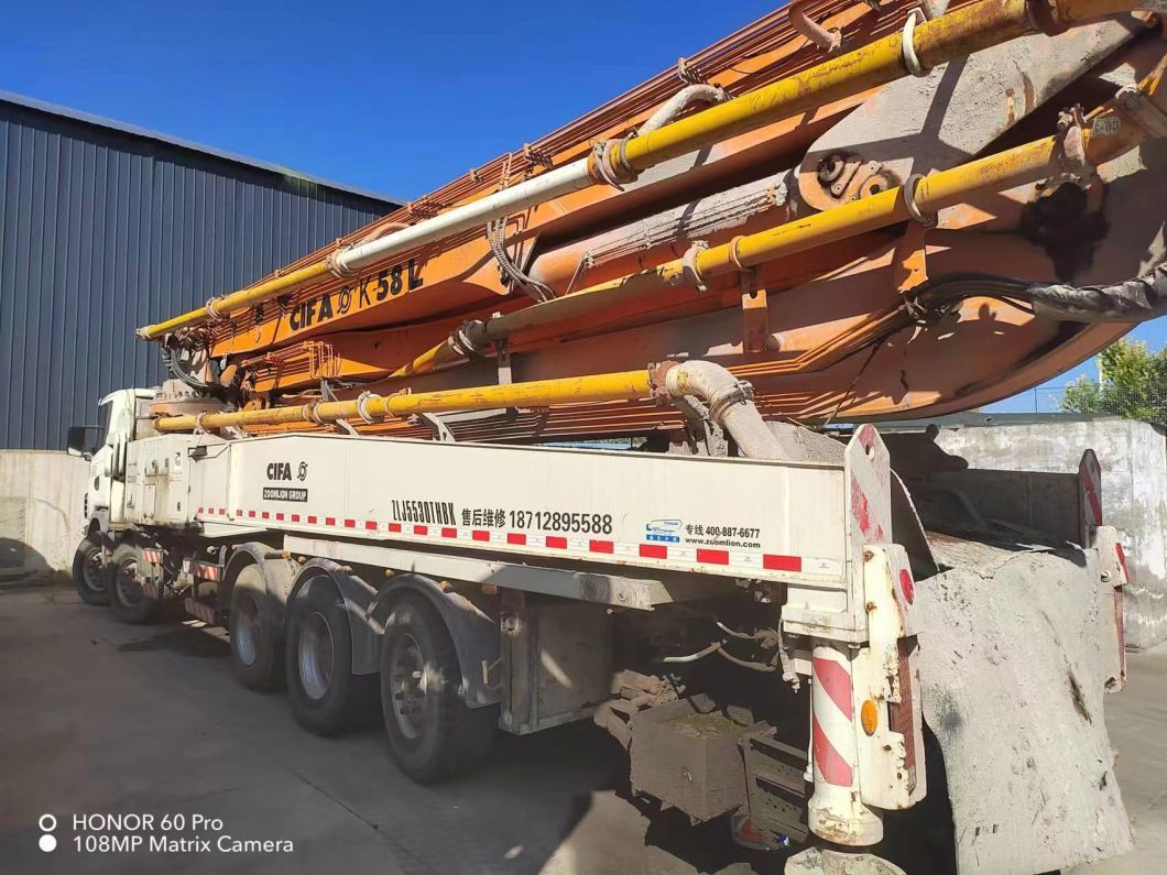 2010 Zoomlion Cifa 58m Concrete Pump Truck Pump Beton Pump