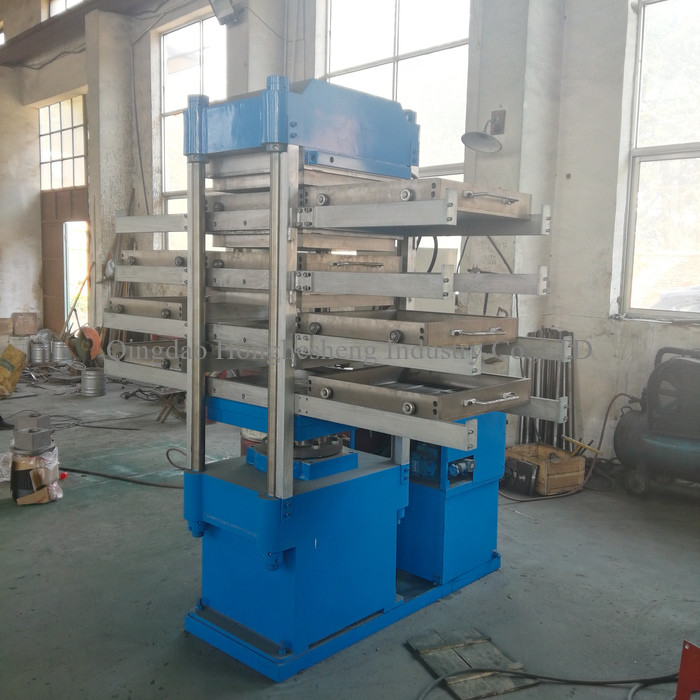 4 Layer Rubber Tile Vulcanizing Press Machine Hydraulic Press For Rubber Moulding
