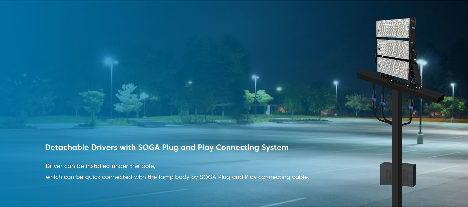 Rotatable LED Flood Light 240W LED Floodlight For Parking Lot