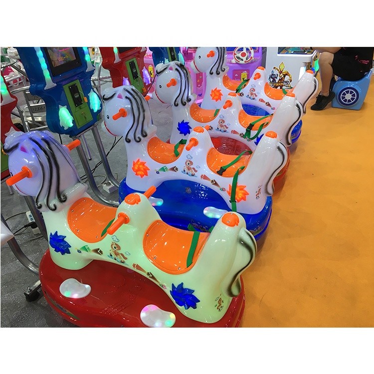 Animal Swing Game Crazy Horse Kiddie Ride Machines 1 Player 125x53x80cm