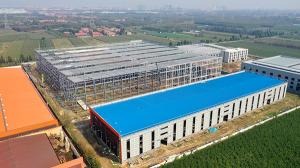 China Painted Galvanized Prefabricated Building Q235B Prefab Steel Homes on sale
