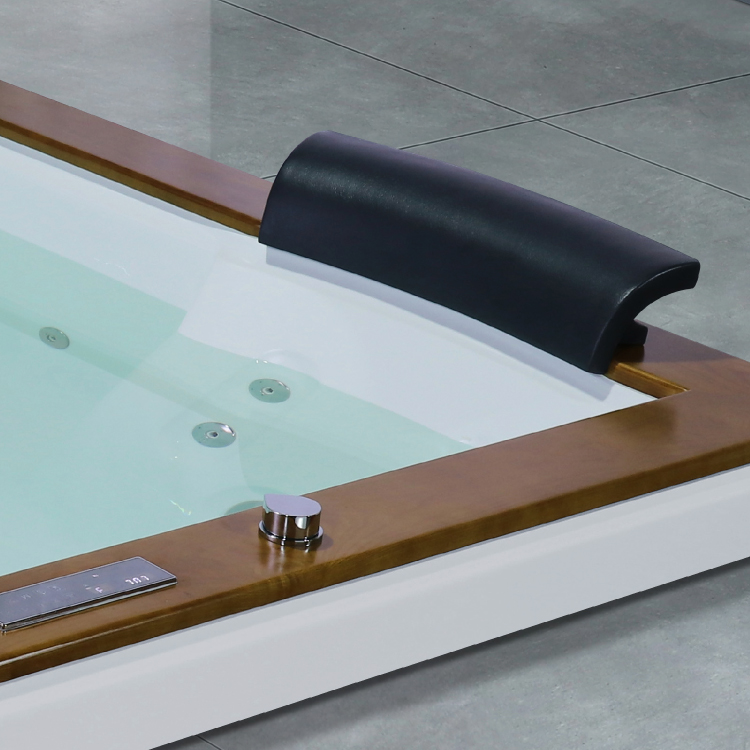 1.8m Adult Baby Whirlpool Spa Bathtub Indoor Acrylic Sided Skirt