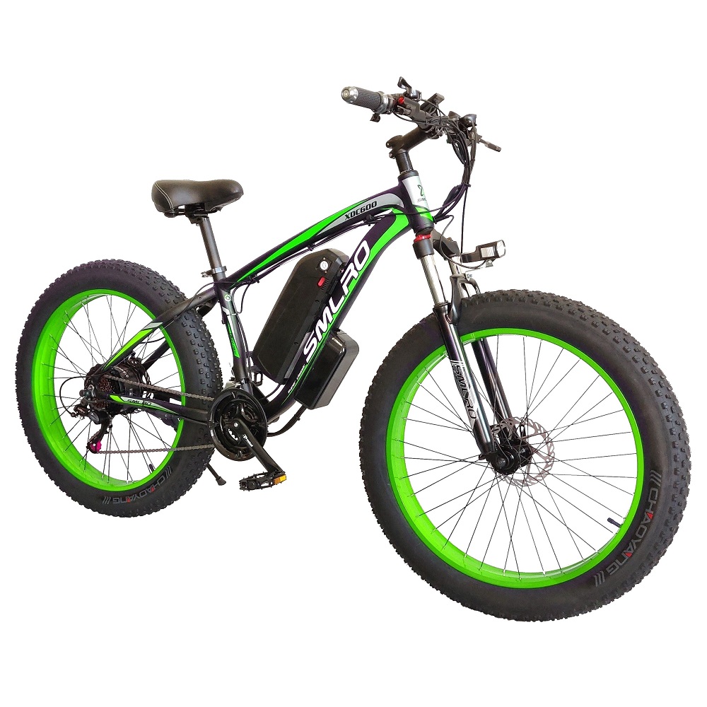 500W Motor 16AH Lithium Battery Electric Bike SMLRO XDC600 26x4.0 inch Fat Tire E-Bike Drop Shipping Available