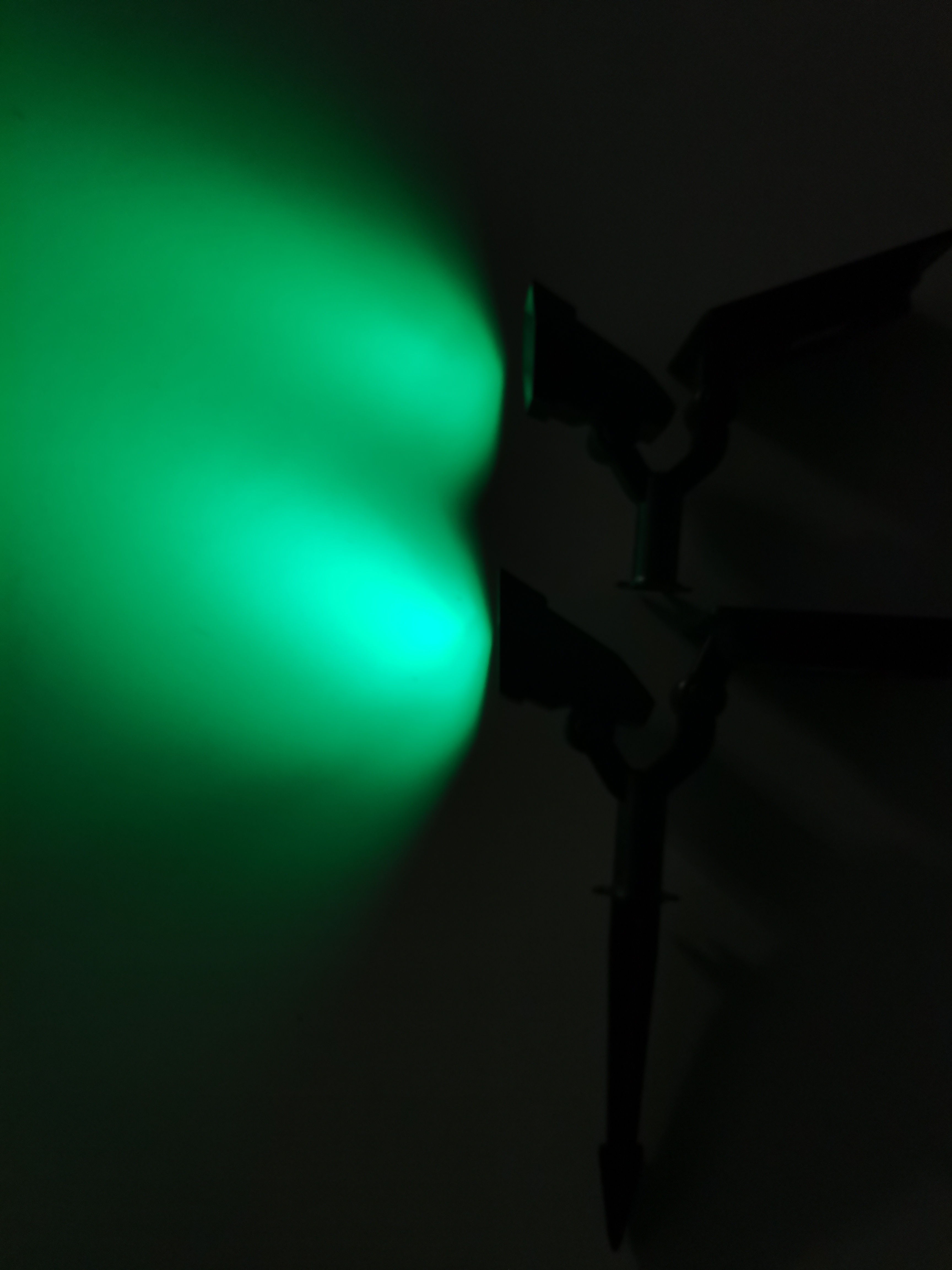 RGB rechargeable solar wall light waterproof light