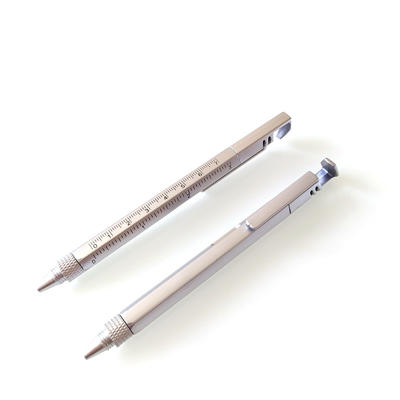 Multi-function Phone Holder Plastic Level Screwdriver Inch Scale Tool Ballpoint Pen OEM/ODM