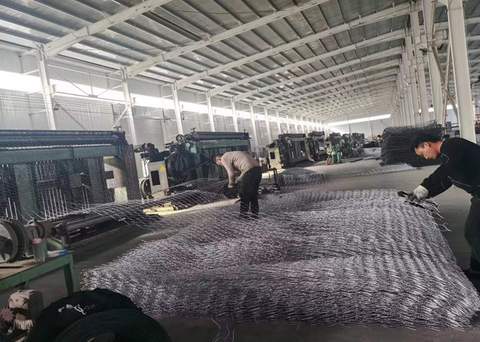 80x100mm 3mm wire galvanized hexagonal gabion basket