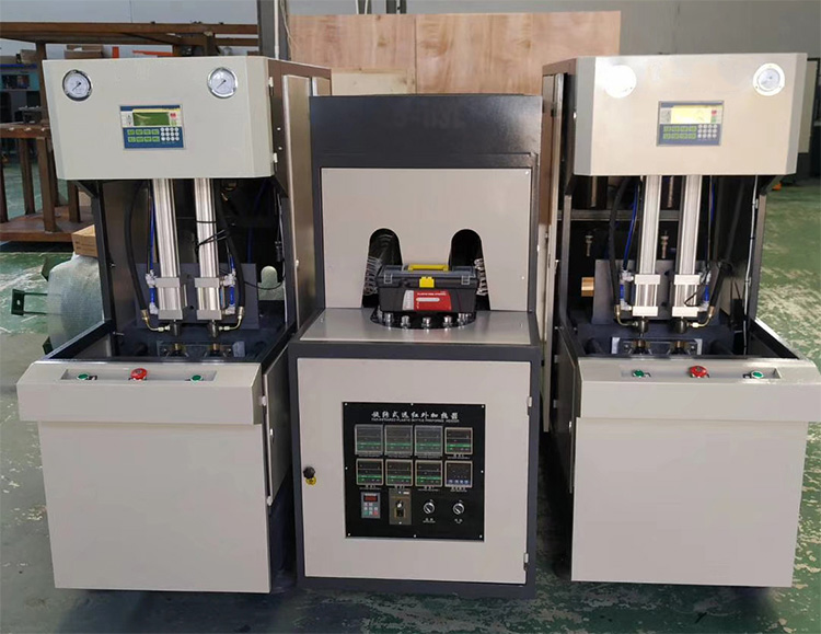 SMC High Pressure Valve Semi Automatic Mineral Water Plastic Bottle Blow Molding Machine