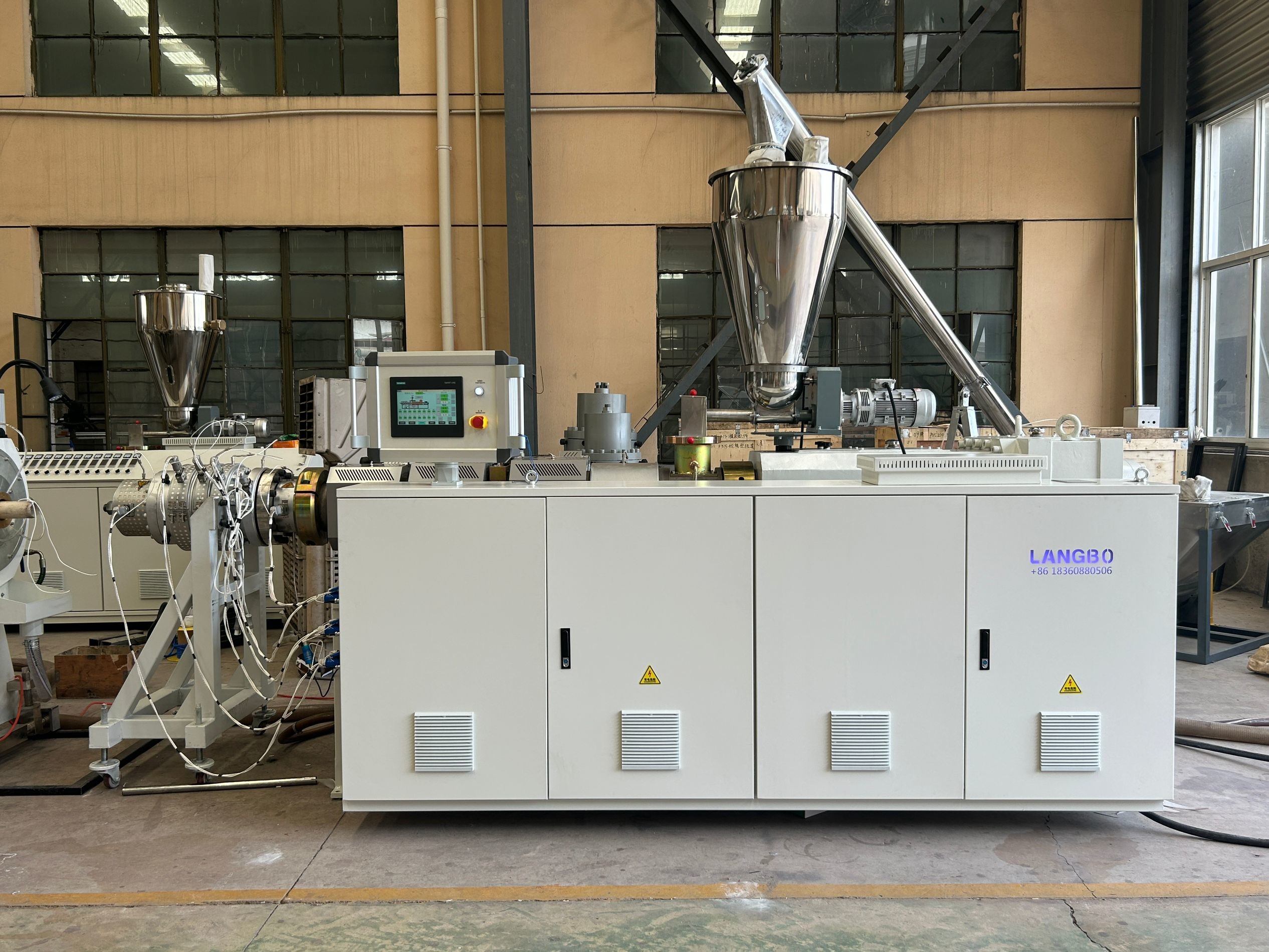 High Output Capacity 20-630mm Pvc Pipe Making Machine