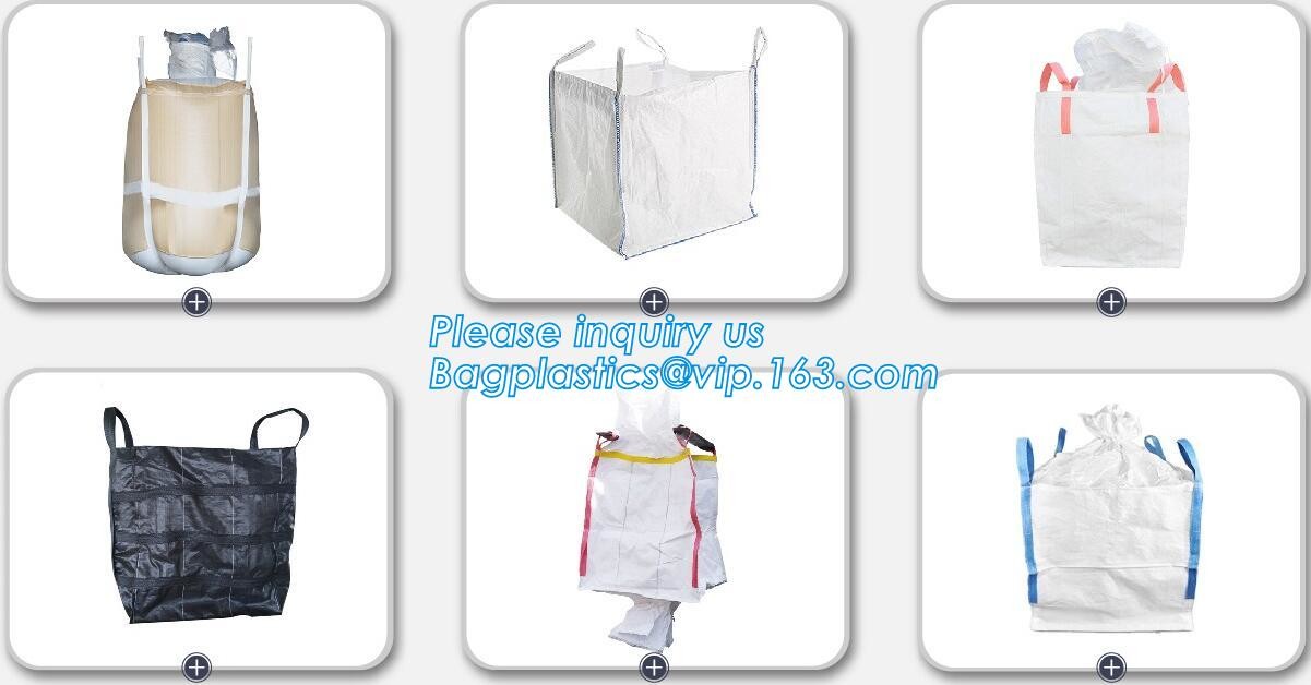 Free shipping big bulk bag 1.5 ton pp woven big bulk FIBC bags grain wheat flour super sack,woven big bag jumbo bags FIB